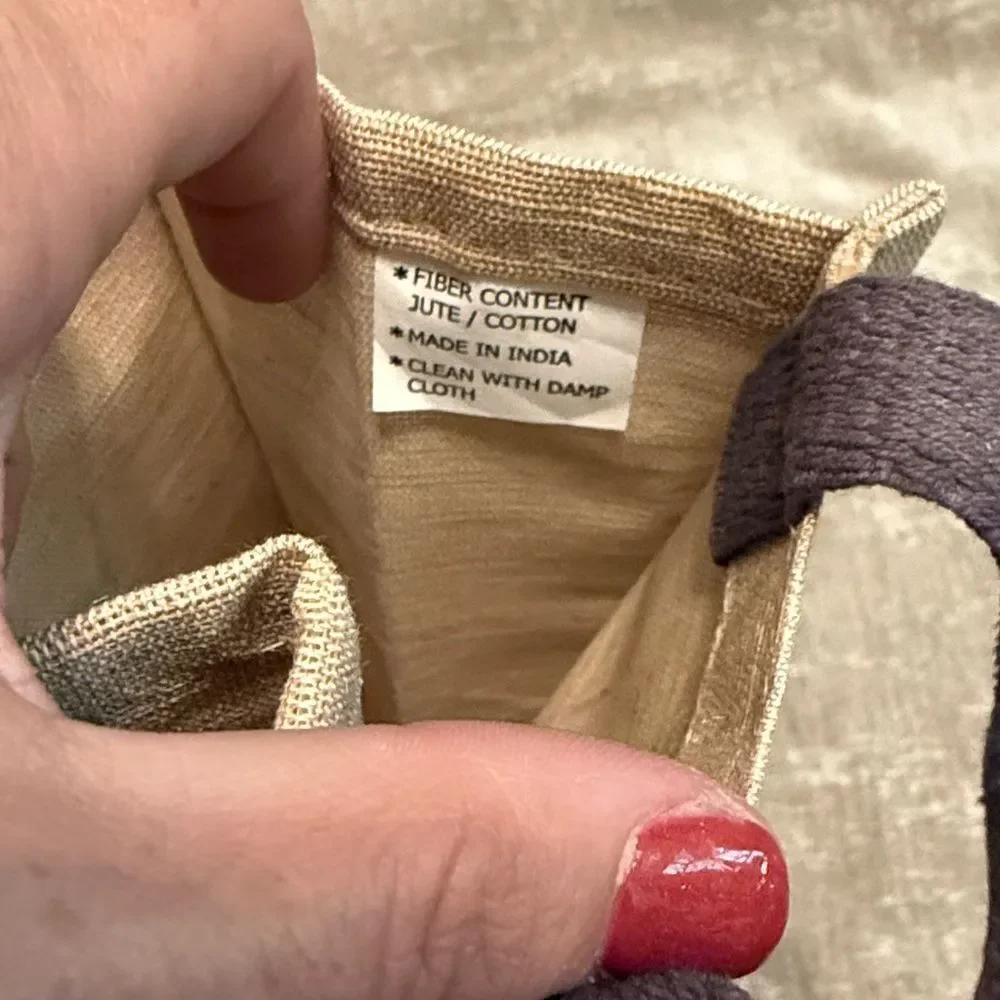 Canvas Wine Tote Bag
